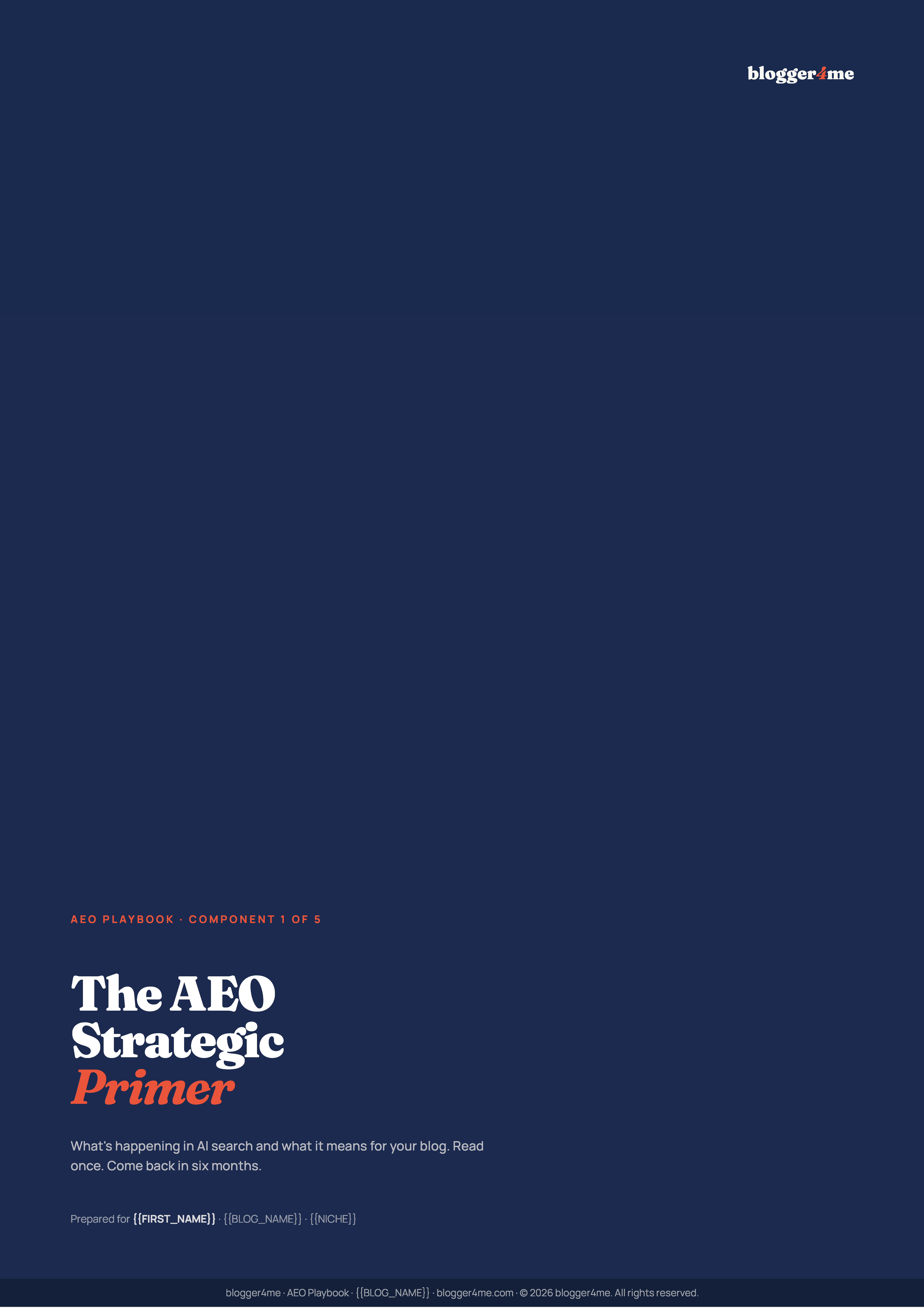 AEO Playbook — Complete AI Visibility Kit